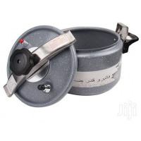 HTH 6L Granite Pressure Cooker Saucepan -Grey