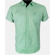 White Label Short Sleeve Shirt – Blue Men's Casual Button-Down Shirts TilyExpress 7