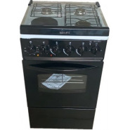 Globalstar General 3 Gas + 1 Electric/Ignition/up And Down Oven 50x50cm – Black Combo Cookers