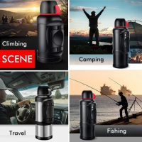 4L Stainless Steel Thermos Bottle Travel Water Kettle Vacuum Flask, Silver Vacuum Flask TilyExpress 3