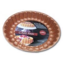 28Cm Decorative Nonstick Angel Baking Food Pie Cake Pan, Copper