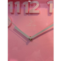 Wall Clock For Kitchen, Office, Bedroom, Living Room Decor-Pink