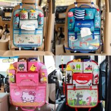 1 Piece Of Multi-Design Kids Car Back Seat Organizer, Cream Door & Seat Back Organizers TilyExpress