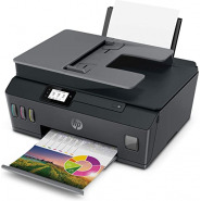 HP Smart Tank 530 Dual Band WiFi Colour Printer with ADF, Scanner and Copier for Home/Office, High Capacity Tank (18000 Black and 8000 Colour) with Automatic Ink Sensor, 35 Sheet ADF – Black HP Printers