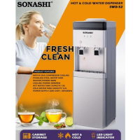 Sonashi SWD-52 Hot And Cold Water Dispenser With Compressor, Grey