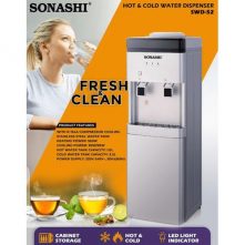 Sonashi SWD-52 Hot And Cold Water Dispenser With Compressor, Grey