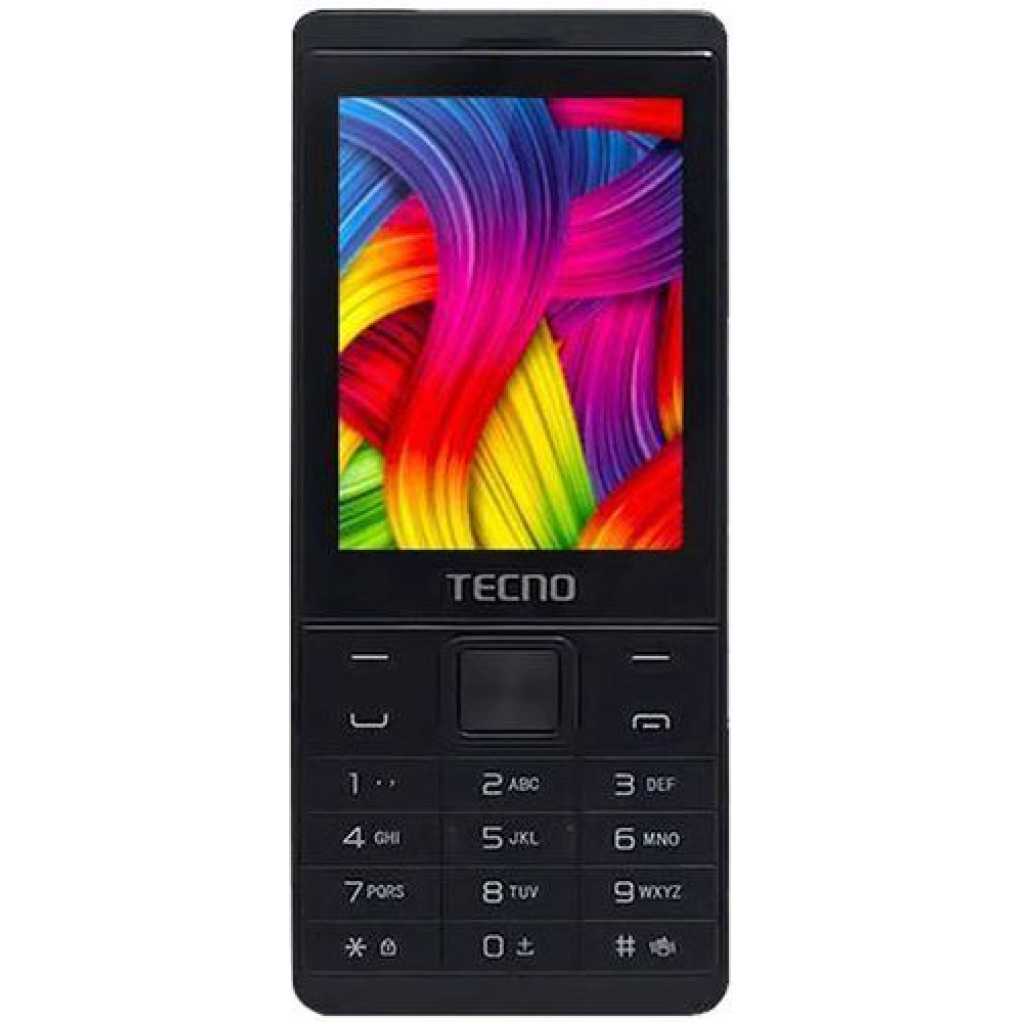 Tecno T528 2.8 Inches 8MB RAM 16MB ROM, 2500mAh - Black