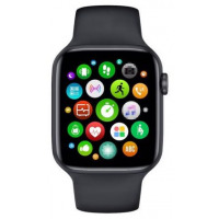 Smart Health and Fitness Smart Watch Compatible with Android and iOS Devices - Black