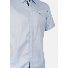White Label Single Pocket Short Sleeve Shirt – Sky Blue Men's Casual Button-Down Shirts