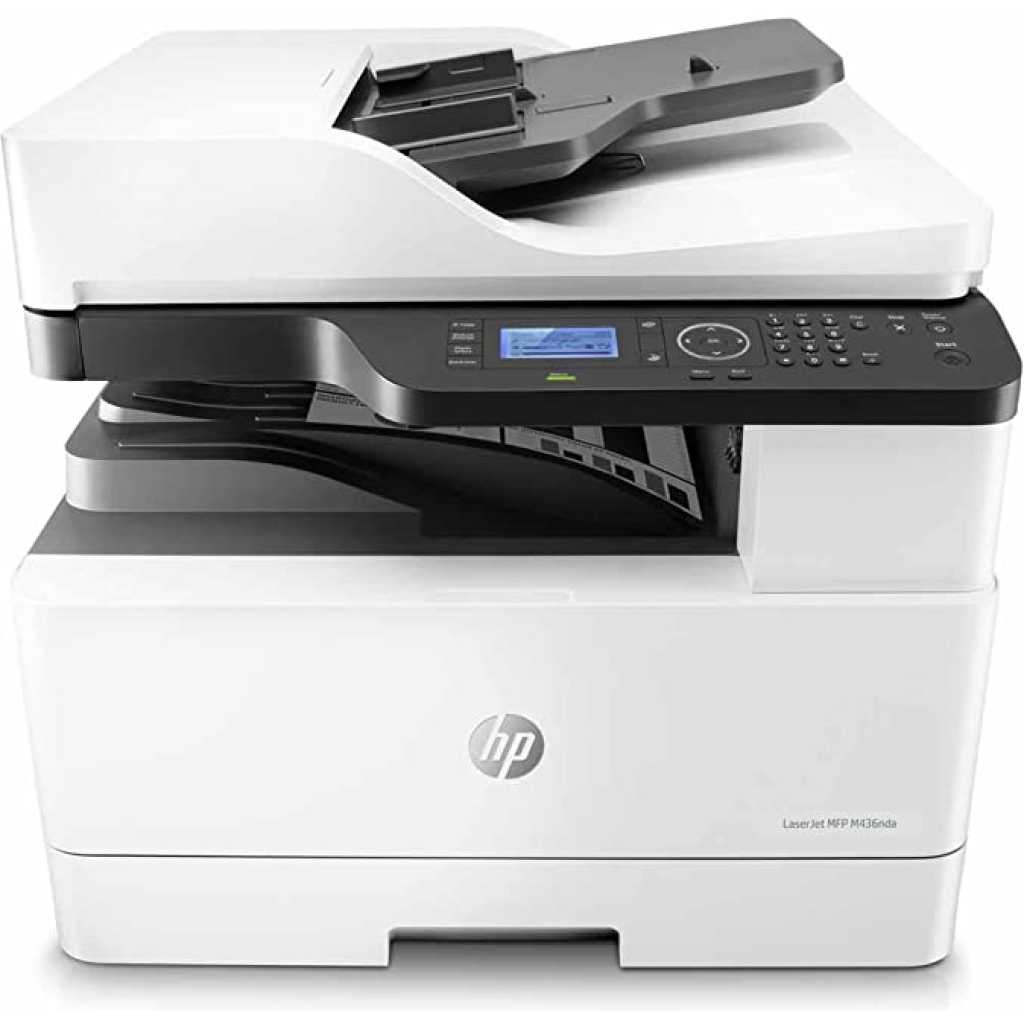 HP LaserJet MFP M436nda Printer, Multifunction High Speed A3 Smart Business Printer (W7U02A) - White