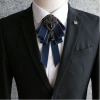 Men’s Designer Rhinestone Detail Bow-Tie Set – Navy Blue. Designs May Vary Bow Ties & Cummerbunds TilyExpress