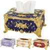 Tissue Box Napkin Holder Paper Case Cover For Table Decor, Blue