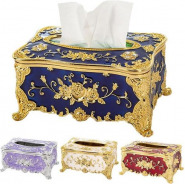 Tissue Box Napkin Holder Paper Case Cover For Table Decor, Blue Tabletop Accessories TilyExpress 2