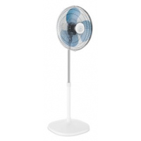 Tefal Stand Fan Essential Plus VF4410G2, 3 Speeds, Silent, Powerful Cooling, Adjustable Height - White