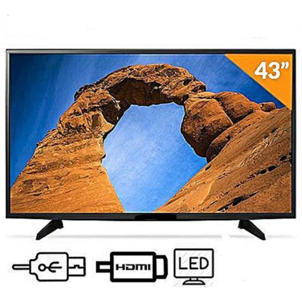 Golden Tech 43-Inch Digital TV with Digital Inbuilt Free to Air Decoder, USB & HDMI Ports