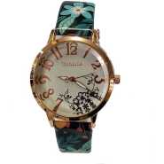 OULIJIA Ladies Floral Designed Watch Multi Color