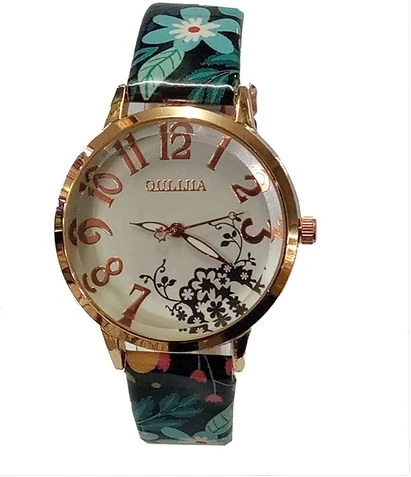 OULIJIA Ladies Floral Designed Watch Multi Color TilyExpress Uganda