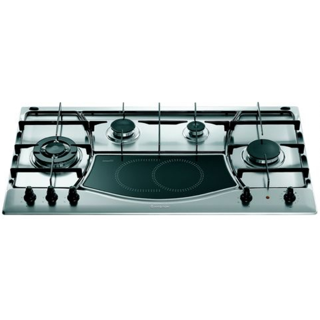 Ariston Built In Hob 4 Gas and Electric & Gas Cooker PH941MSTVIX - Silver