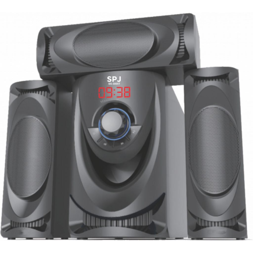 SPJ SS-3005T Multimedia Home Theater System - Black