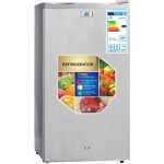 ADH 120 Litres Fridge, Single Door Refrigerator - Silver