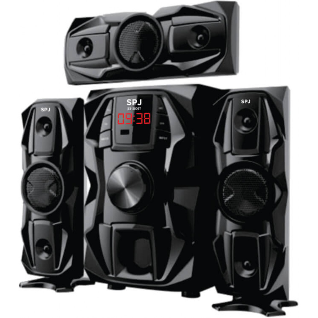 SPJ SS-3006T Multimedia Home Theater System- Black Home Theater Systems TilyExpress