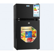 ADH 120 Litres Double Door Refrigerator – Black ADH Refrigerators