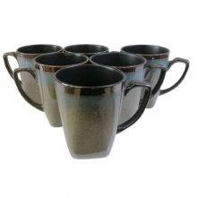 6 Pieces Of Coffee Tea Cups Mugs – Dirty Blue Teacups TilyExpress