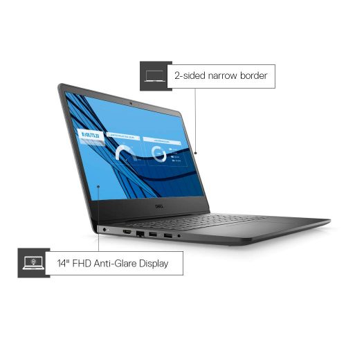 Dell Vostro 3401 11th Gen Intel i3-1115G4 14 inches FHD Display Laptop (8GB / 1TB HDD / Integrated Graphics / Windows 10 + MS Office / Accent Black) D552175WIN9BE, 1.59kg