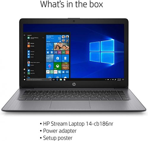 HP 14 Intel Celeron Laptop PC, 4 GB RAM, 1TB HDD, 14 Inch Screen, Free DOS