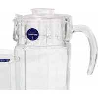 Luminarc 6 Pieces Of Juice Glasses Cups And 1 Jar Water Set -Colorless Glassware & Drinkware TilyExpress 4