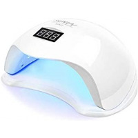 Professional LED Nail Polish Dryer Lamp Gel Machine For Manicure & Pedicure With Sensor - White