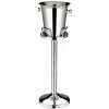 Stainless steel Champagne ,Wine Ice Bucket Stand Holder -Silver