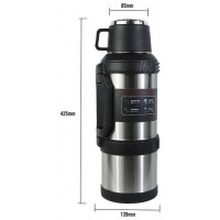 3L Stainless Steel Thermos Bottle Travel Water Kettle Vacuum Flask, Silver Vacuum Flask TilyExpress 6