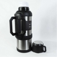4L Stainless Steel Thermos Bottle Travel Water Kettle Vacuum Flask, Silver Vacuum Flask TilyExpress 10