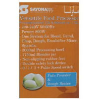 Sayona SFP 4391 Food Processor - Silver