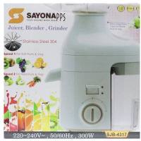 Sayona SJB-4317 Juicer Blender – White Countertop Blenders TilyExpress 5