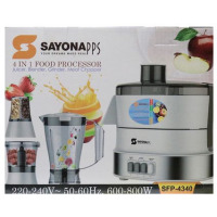Sayona SFP 4339 4-In-1 Food Processor - White