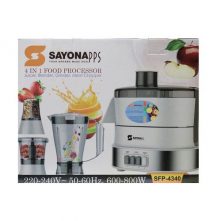 Sayona SFP 4339 4-In-1 Food Processor – White Countertop Blenders TilyExpress