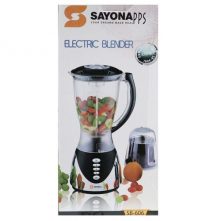 Sayona SB-606 Electric Blender – Black Countertop Blenders TilyExpress