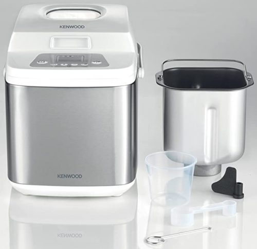 KENWOOD Bread Maker 19-in-1 Multifunctional Automatic Fresh Bread Making Machine with Digital Timer, 19 Different Programs BMM13 - White/Silver