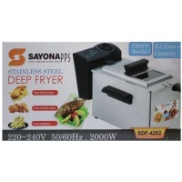 Sayona SDF-4202 Deep Fryer - Silver