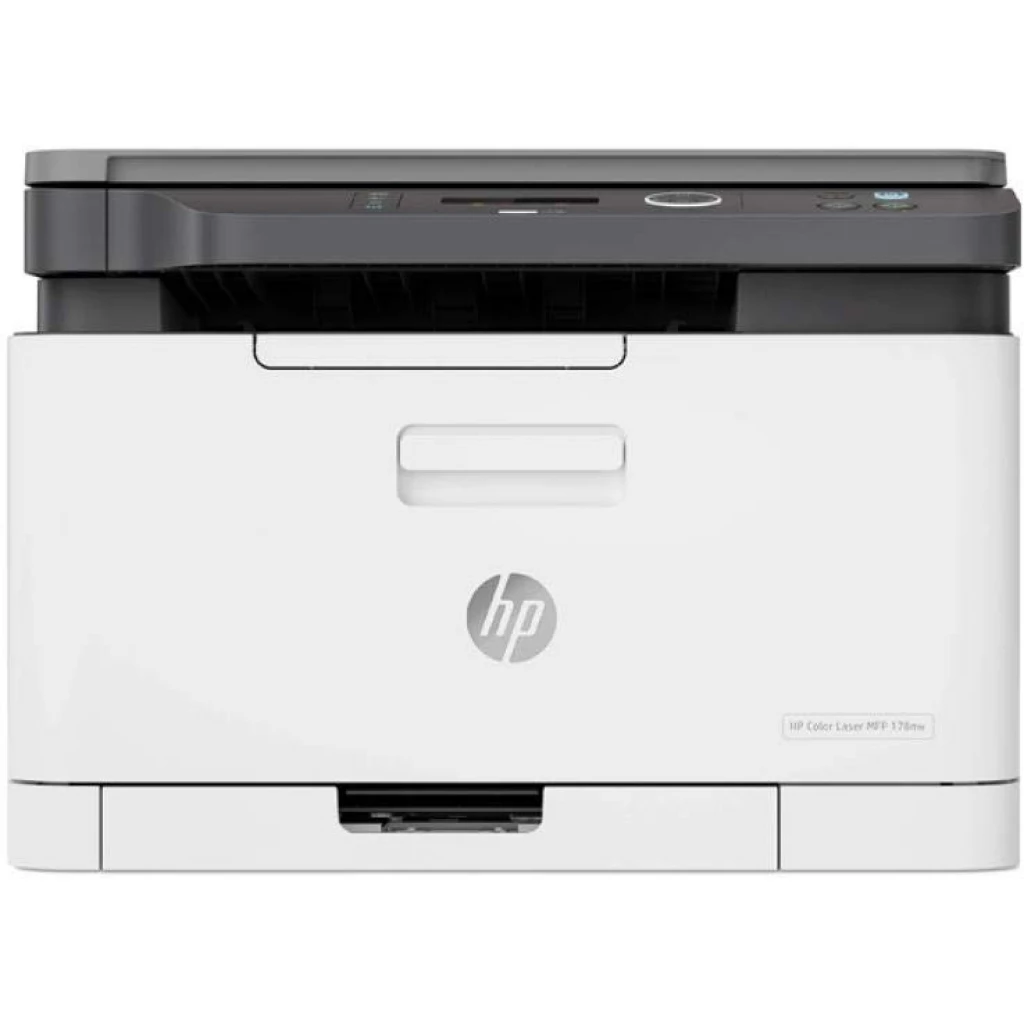 HP 178nw Printer, Wireless Laser Color Multifunction All in One Mobile Ethernet Wi-Fi Printer - White