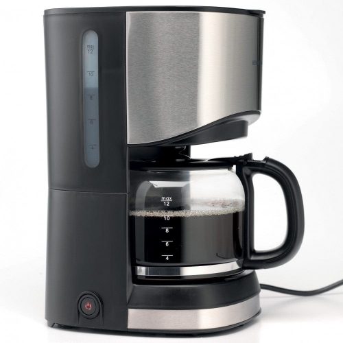 Kenwood Coffee Machine 6 Cup Coffee Maker for Drip Coffee and Americano 900W 40 Min Auto Shut Off, Reusable Filter, Anti Drip Feature, Warming Plate and Easy to Clean CMM05.000BM Black/Silver