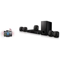 LG LHD 427 Ultra Bass Bluetooth Multi Region Free 5.1-Channel DVD Home Theater Speaker System - Black