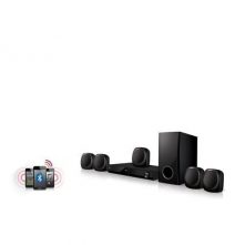 LG LHD 427 Ultra Bass Bluetooth Multi Region Free 5.1-Channel DVD Home Theater Speaker System – Black Home Theater Systems TilyExpress