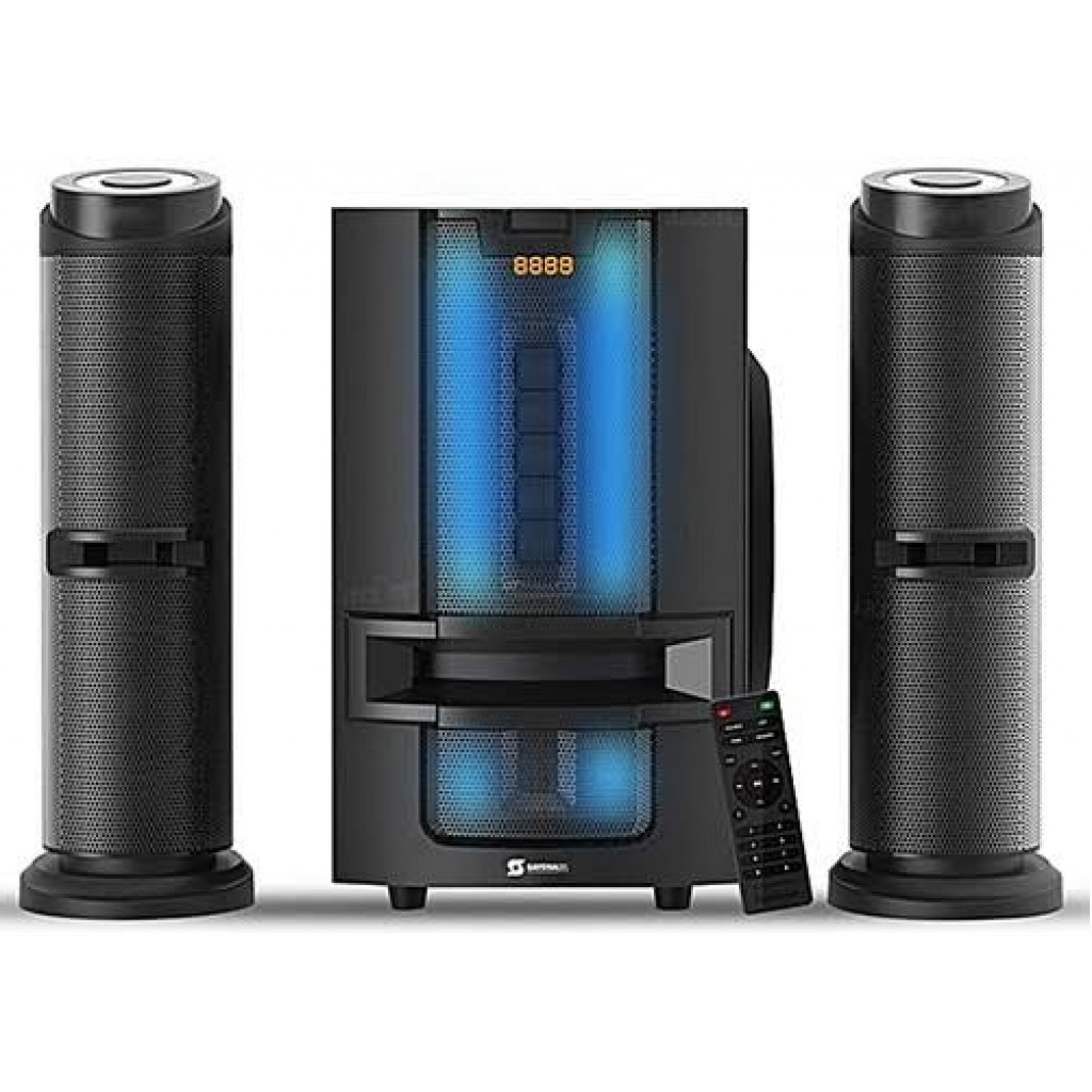Sayona SHT-1255BT Subwoofer Home Theater System – Black Home Theater Systems TilyExpress