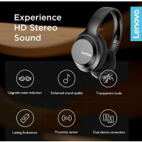 Lenovo Hd100 Wireless Over-Ear Headphone – Black Headphones TilyExpress 14