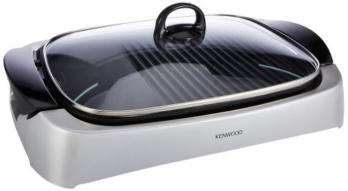 Kenwood HG266 Health Grill with Glass Lid - 2000 W, Silver