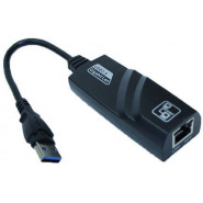 USB 3.0 To RJ45 High Speed Ethernet Network Adapter-Black