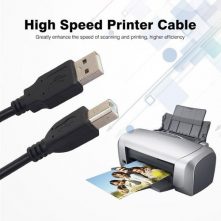 USB 2.0 AM-TO-BM High speed Cable Printer & Scanner Black 1.5m Printer Accessories